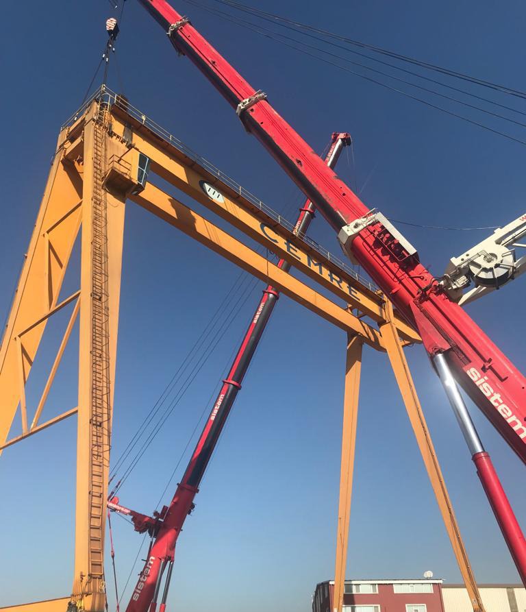 CEMRE SHIPYARD – PORTAL CRANE INSTALLATION